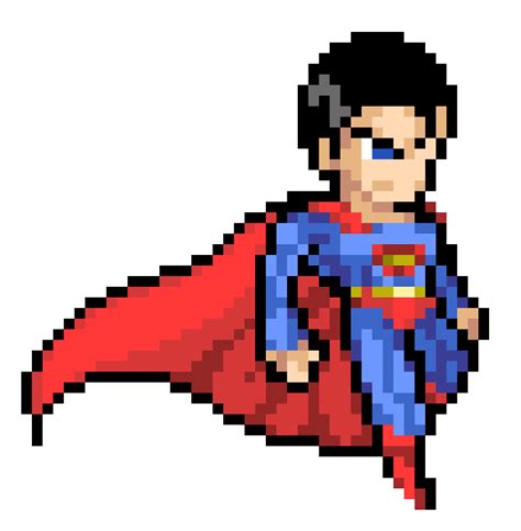 Superman Pixel Art From Brikbook Small Pixel Art Grid - vrogue.co