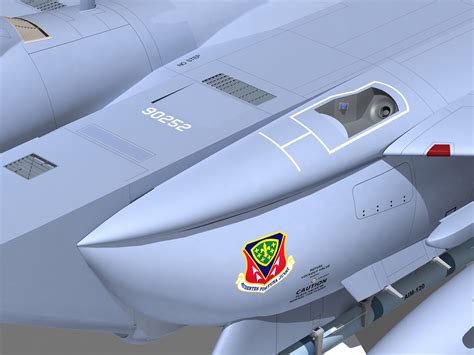 3d f-15e strike eagle cockpit model