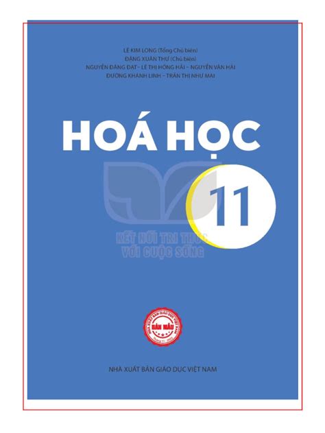 Hóa học lớp 11 Kết nối tri thức pdf