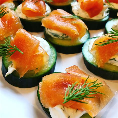 Smoked Salmon and Cucumber Canapés — Sweet • Sour • Savory