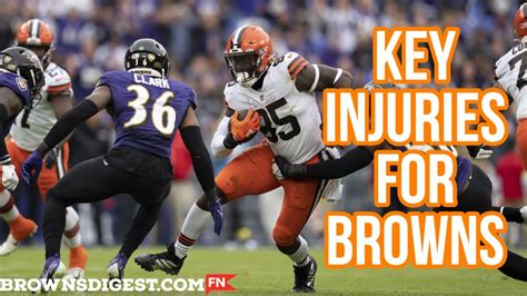 Cleveland Browns Suffer KEY Injuries Against Ravens - YouTube