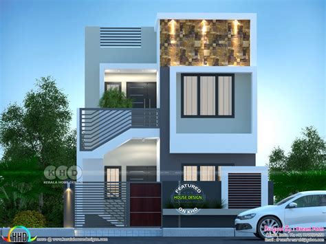 Small double storied duplex house plan - Kerala Home Design and Floor Plans - 9K+ Dream Houses