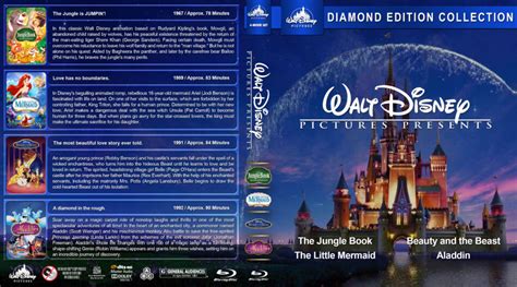 Disney Diamond Edition Collection (1967-1992) R1 Blu-Ray Custom Cover ...