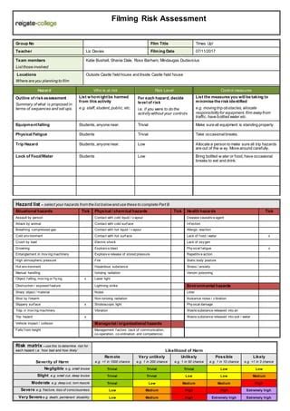 Risk assessment | PDF