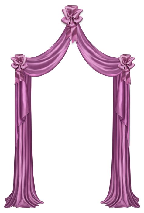 Curtains clipart pink curtain, Curtains pink curtain Transparent FREE for download on ...