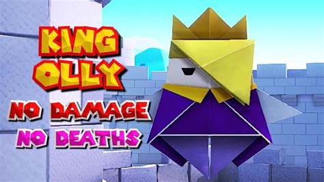 Olly Boss Fight | No Damage + No Deaths | Paper Mario: The Origami King - YouTube