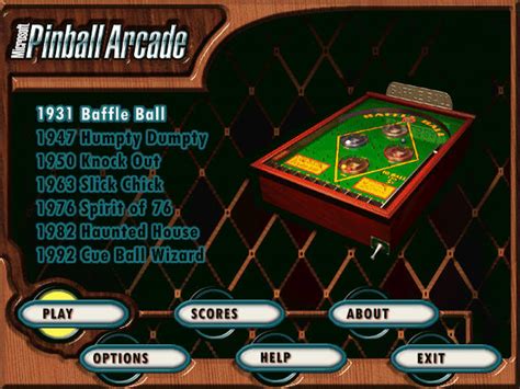 Microsoft Pinball Arcade (1998)