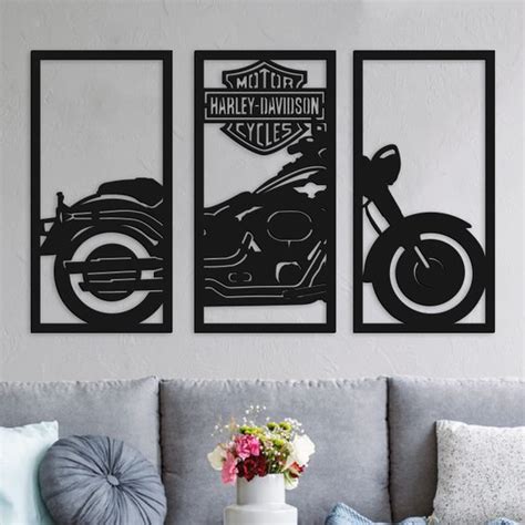 Harley Davidson Metal Wall Art – Home Rekha