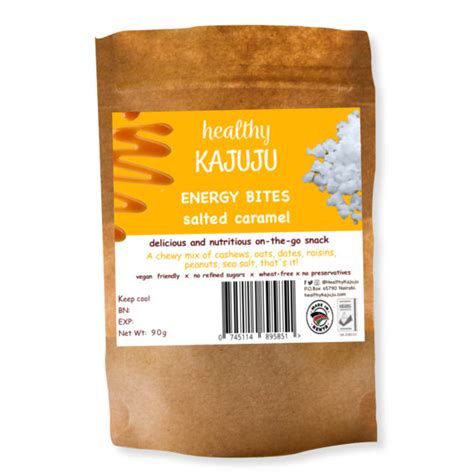 Salted Caramel Bites - Healthy Kajuju