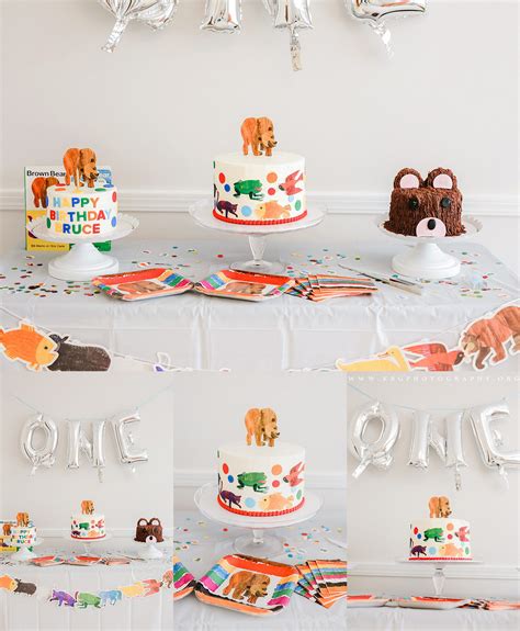 A Very Brown Bear Birthday Party | atlanta baby photographer