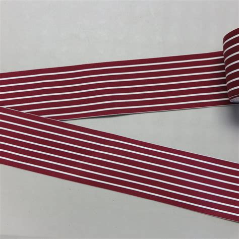 Gros Grain Ribbon, Classic Red and White Striped Pattern, 3 inches wide ...