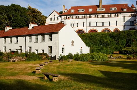 Caldey Island monastery and cottages by Meditator | ePHOTOzine