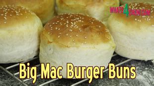 Classic Big Mac Burger Buns Recipe - How to Make McDonald's Burger Buns ...