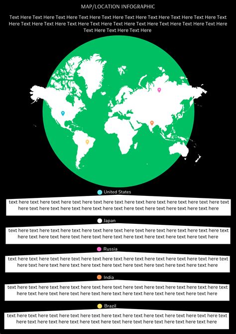 What is Map Infographic Template with 1 cool example