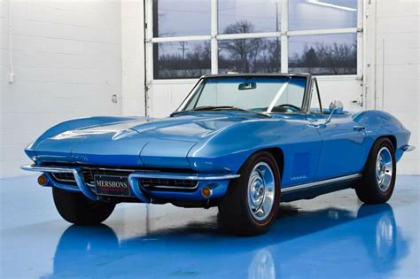 1967 Chevrolet Corvette Convertible, 327/350hp, 4 Speed, Marina Blue for sale - Chevrolet ...