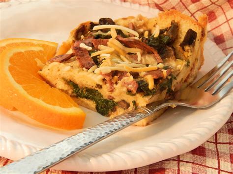 Spinach-Mushroom Brunch Casserole Recipe | Allrecipes