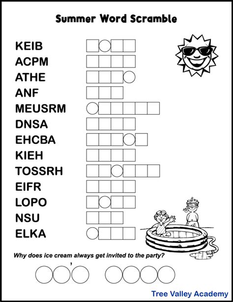 Letter Scramble To Make Words