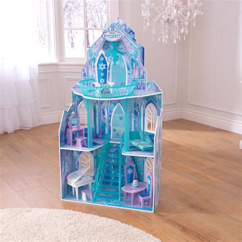 Disney Frozen Ice Castle Doll House Princess Elsa's Palace Playset Furniture | eBay