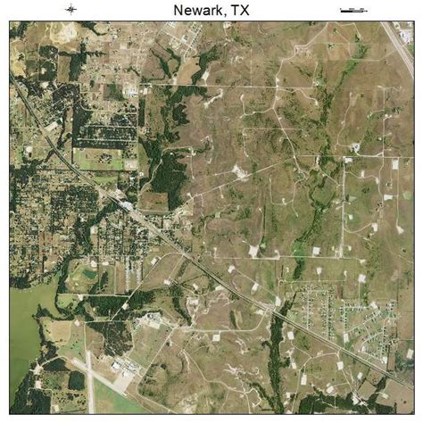 Aerial Photography Map of Newark, TX Texas