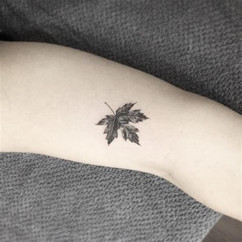 Maple Leaf Tattoo Meaning And Ideas For Men And Women 🍁