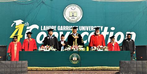 Lahore Garrison University 4th Convocation – Lahore Garrison University