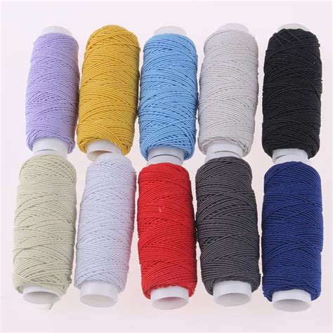 Random Mixed Color Elastic Thread Crochet Threads For Knitting ...