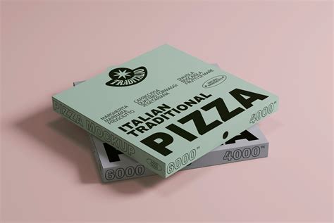 Pizza Box Mockup - Design Cuts