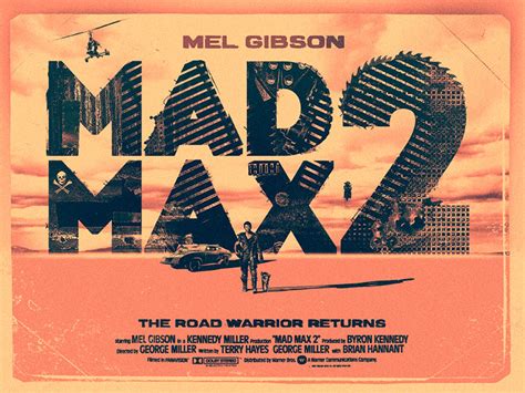 Alternative movie poster for Mad Max 2 by Scott Woolston