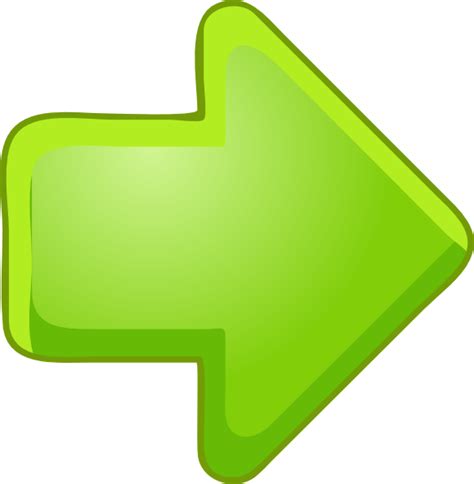 Green Right Arrow Clip Art at Clker.com - vector clip art online, royalty free & public domain