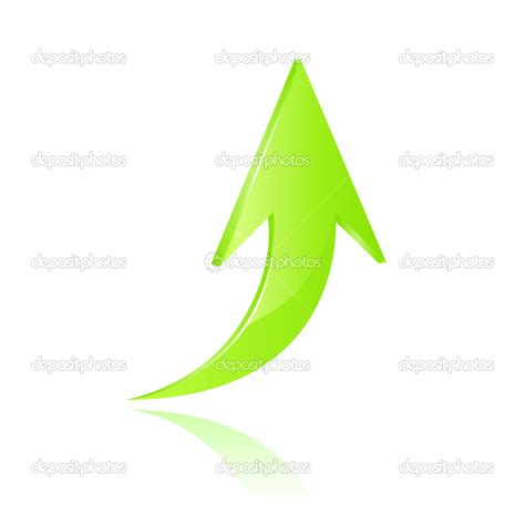 Green arrow. Vector Stock Vector Image by ©pokomeda #27487887