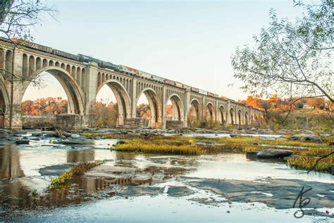 James River Railway Bridge Fall Print or Canvas, Richmond Photo ...