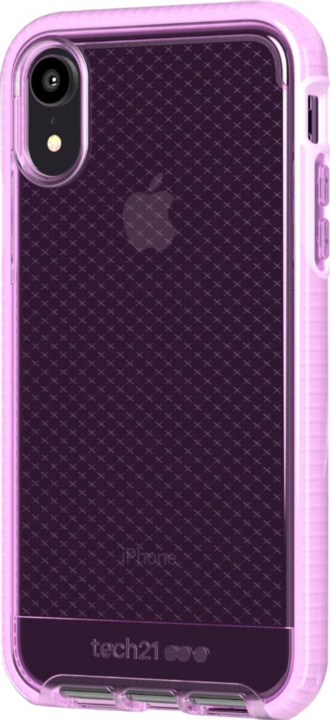 Best Buy: Tech21 Evo Check Case for Apple® iPhone® XR Purple 51255BBR