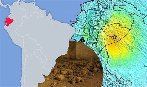 Ecuador earthquake MAP: Where did 7.5 magnitude earthquake hit? Tremors ...