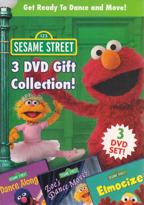 Sesame Street Gift Collection - Dance Along/Zoe's Dance Moves/Elmocize (Boxset) on DVD Movie