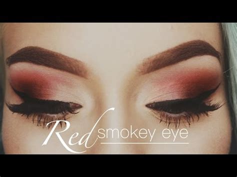 Red Smokey Eye Makeup Tutorial | Naomi - YouTube