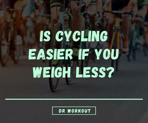 How Much Does Body Weight Affect Cycling? (In-Depth Analysis) | Dr Workout