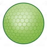 Abeka | Clip Art | Lime Green Golf Ball