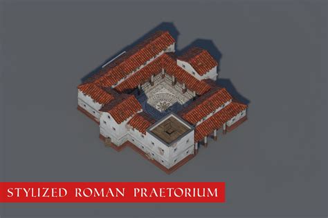 Stylized Roman Praetorium | 3D Historic | Unity Asset Store