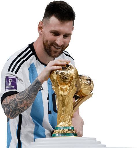 Lionel Messi Argentina football render - FootyRenders