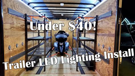 How To Add Interior Lights Enclosed Trailer | Homeminimalisite.com