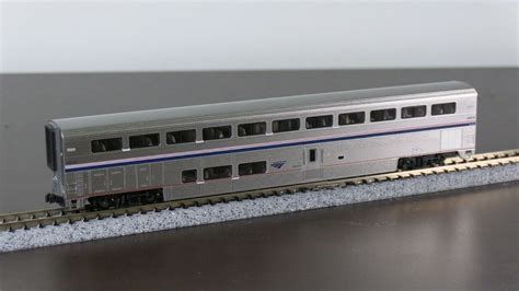 Kato N Scale Amtrak Superliner Phase VI Coach #34018, Slightly Used, LN ...