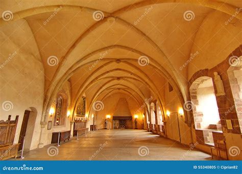 Inside the Vianden Castle, Luxembourg, Europe Editorial Image - Image ...