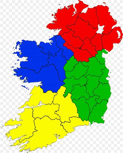 Leinster Ulster Provinces Of Ireland Four Provinces Flag Of Ireland Map, PNG, 2000x2488px ...