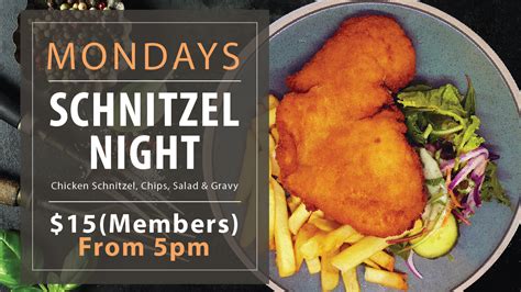 Schnitzel Night - The Country Club - St Georges Basin & Vincentia ...