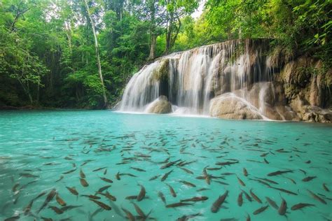 2023 Erawan Waterfalls - Death Railway Tour: From Kanchanaburi