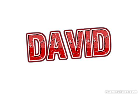 David Logo | Free Name Design Tool from Flaming Text