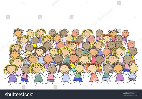 Group Children Illustration Kids Drawing Stock Illustration 277842299 | Shutterstock