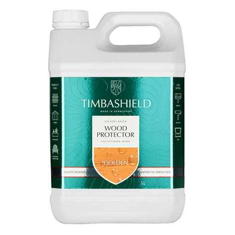 Buy Timbashield - Solvent Based Wood Protector - Golden - 5L - Wood Stain & Waterproof ...