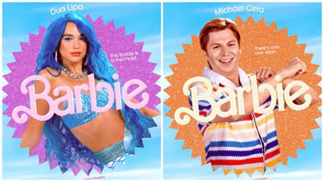 Barbie Movie Posters Reveal Cast: Margot Robbie, Dua Lipa, 50% OFF