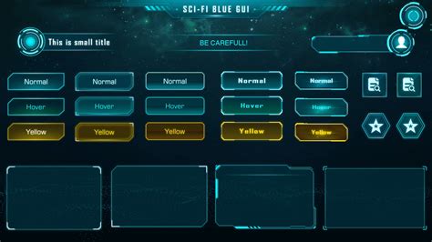 SCI-FI UI Pack_Components v2 by D.F.Y. STUDIO in 2D Assets - UE4 Marketplace